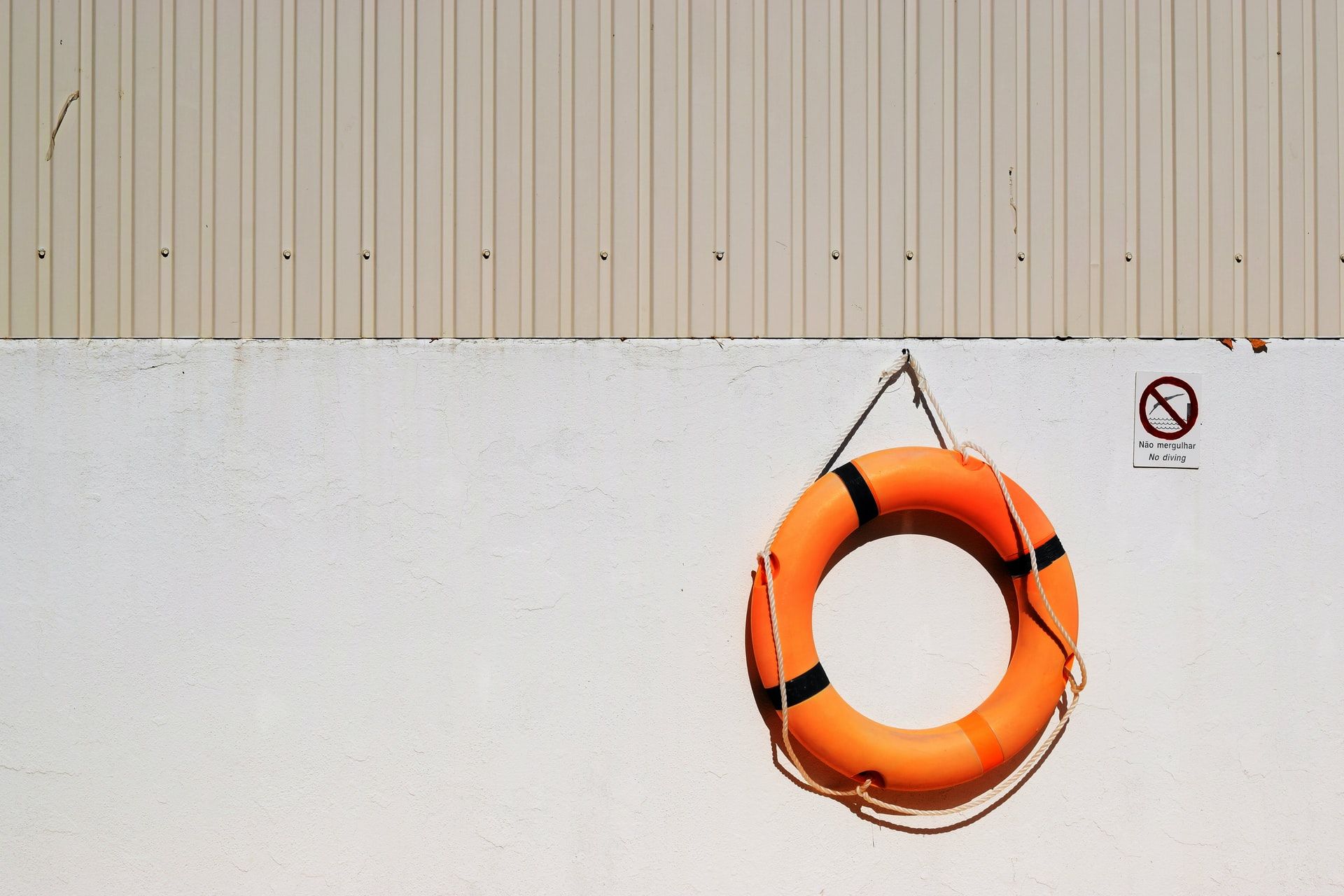 Round life buoy photo